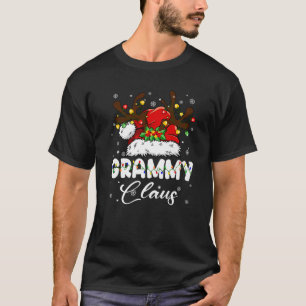 Camiseta Santa Hat Reindeer natalino Decência das Luzes de