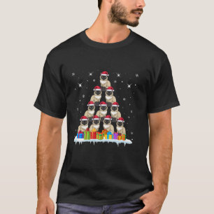 Camiseta Santa Hat Siamese Cat Adquira Homens Mulheres Cris