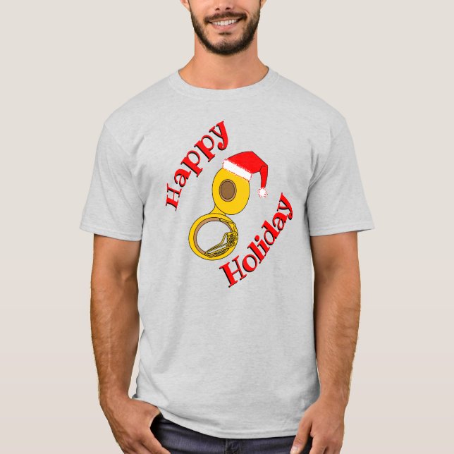 Camiseta Santa Hat Tuba (Frente)