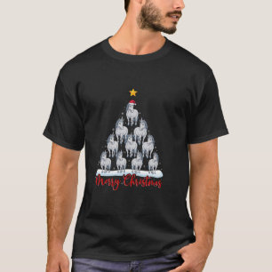 Camiseta Santa Hat Ugly Xmas Engraçado Árvore de Natal do U