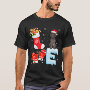 Camiseta Santa Hat Xmas empilhando Ponteiro Alemão Curto