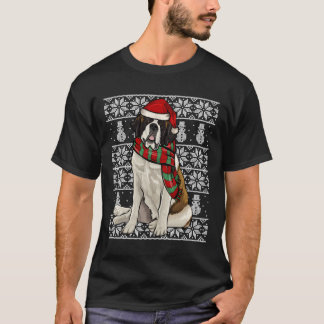 Camiseta Santa Hat Xmas Rua Bernard Ugly Christmas