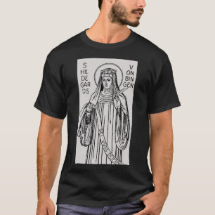 Camiseta Santa Hildegarda de Bingen abadessa beneditina
