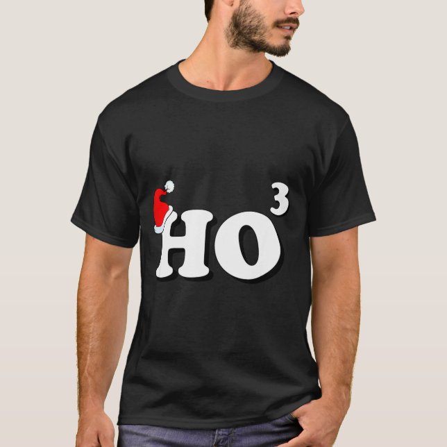 Camiseta Santa Ho3 Ho Cubed Gift Women Men Teacher Funny Ch (Frente)