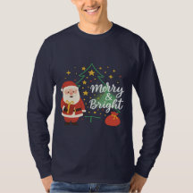 Santa Holiday Gift T-Shirt for Husband – Christmas