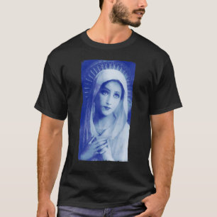 Camiseta Santa Mãe Maria Mãe de Jesus Vintage Católica