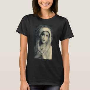 Camiseta Santa Mãe Maria Mãe de Jesus Vintage Católica