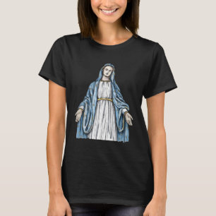 Camiseta Santa Mãe Maria Mãe de Jesus Vintage Católica