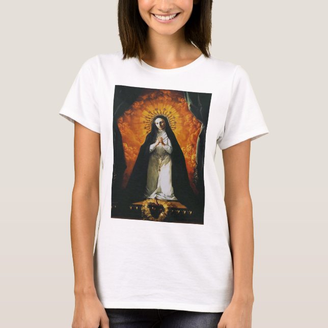 Camiseta Santa Margarida Maria Alacoque (Frente)