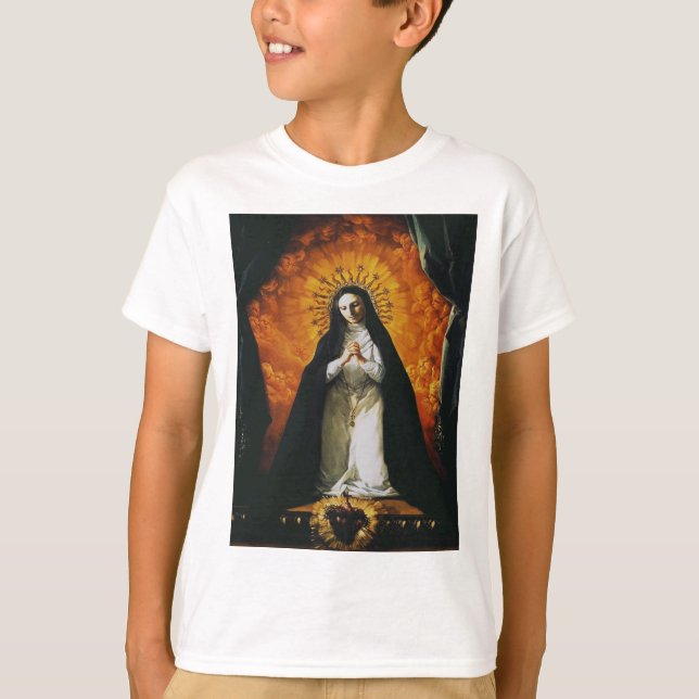 Camiseta Santa Margarida Maria Alacoque (Frente)