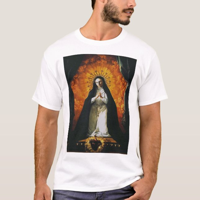 Camiseta Santa Margarida Maria Alacoque (Frente)
