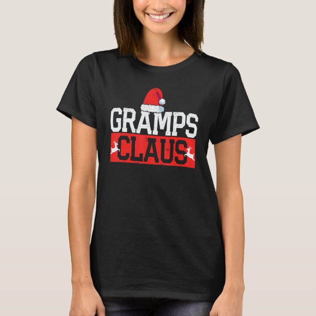 Camiseta Santa  Matching Family Christmas Pajamas Gramps Cl (Frente)