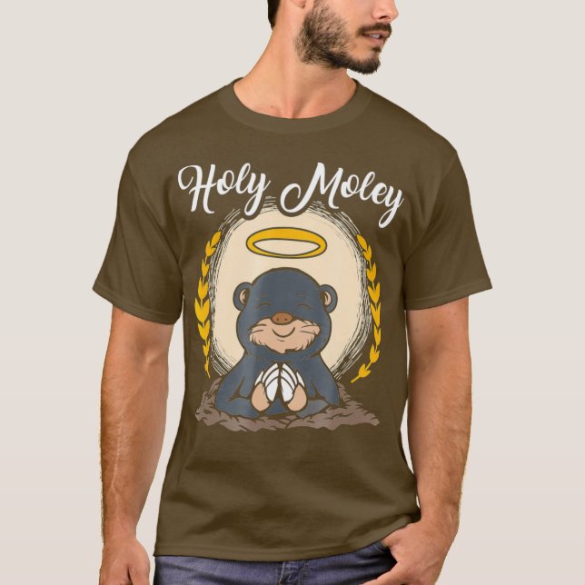 Camiseta Santa Moley Mole Day Química é engraçada (Frente)