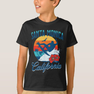 Camiseta Santa Mônica Califórnia Praia Surf Vacações de Ver
