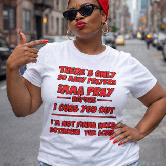 Camiseta Santa Paciência Está no Fim