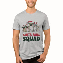 Camiseta Santa Paws Squad