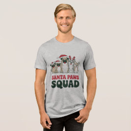 Camiseta Santa Paws Squad