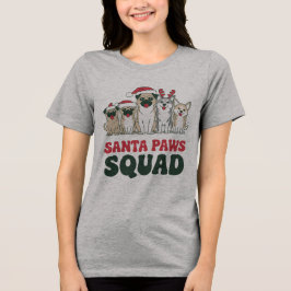 Camiseta Santa Paws Squad