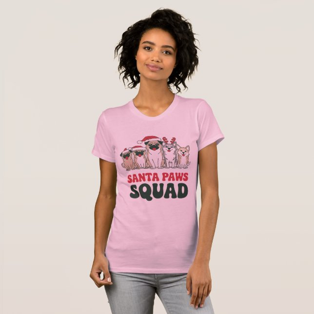 Camiseta Santa Paws Squad Tee (Frente Completa)