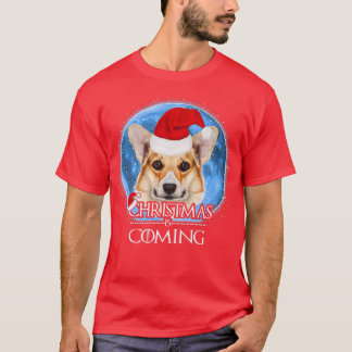 Camiseta Santa Pembroke Welsh Corgi Dog Merry Christmas Is