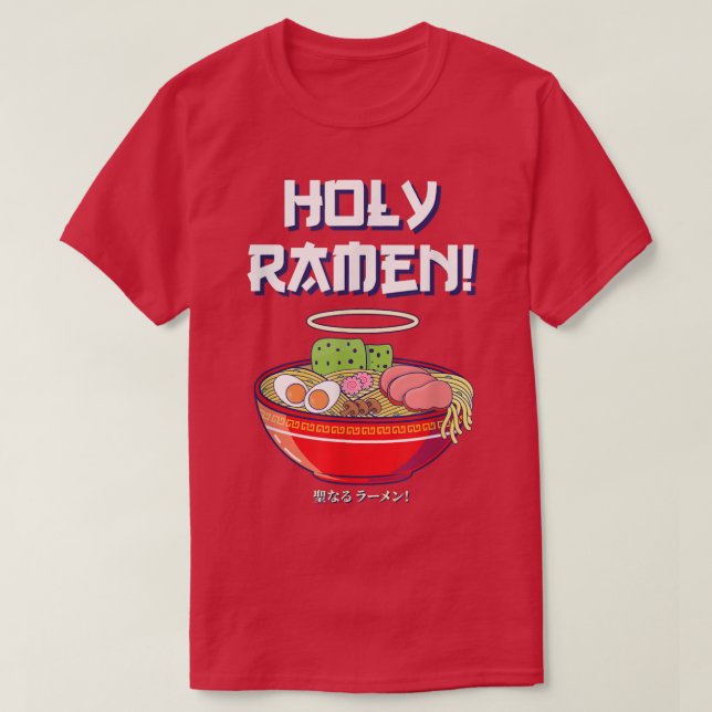 Camiseta Santa Ramen Comida Japonesa Teens Ramen (Frente do Design)