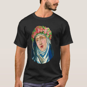 Camiseta Santa Rita de Cássia Oração Católica Santa Padroei