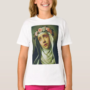Camiseta Santa Rosa de Lima Anjo do Peru Arte Fina