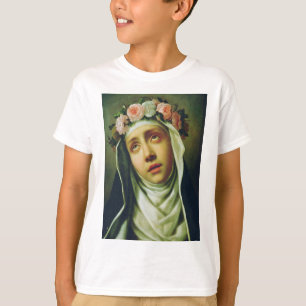 Camiseta Santa Rosa de Lima Anjo do Peru Arte Fina