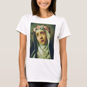 Camiseta Santa Rosa de Lima Anjo do Peru Arte Fina