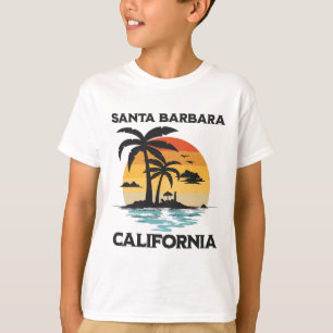 Camiseta Santa Rra Califórnia Praia-surf Férias de Verão Vi