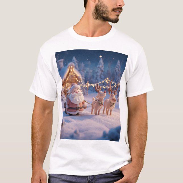 Camiseta Santa’s Cabin Delivery (Frente)