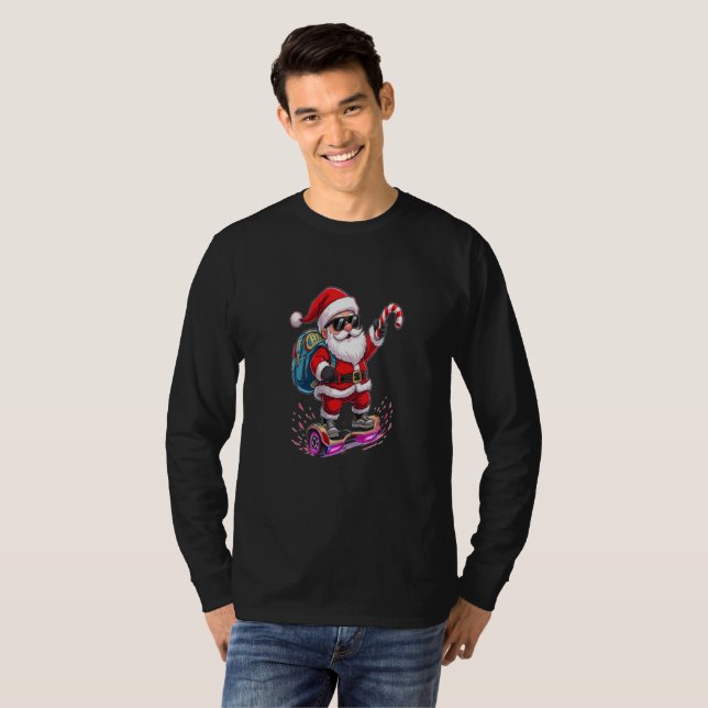 Camiseta Santa’s Spin-Out (Frente Completa)