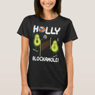 Camiseta Santa Sé.Blockamole Voleibol Engraçado