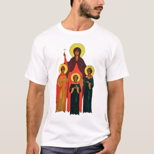 Camiseta Santa Sofia e suas Filhas as Virtudes Eternas