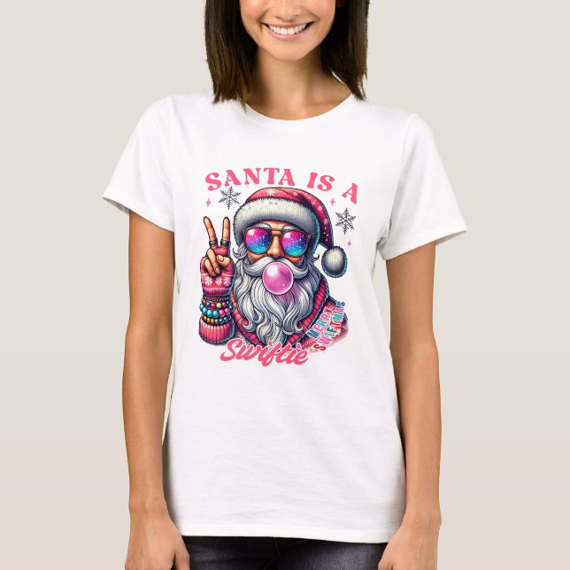 Camiseta Santa Swiftie Merry Swiftmas (Frente)