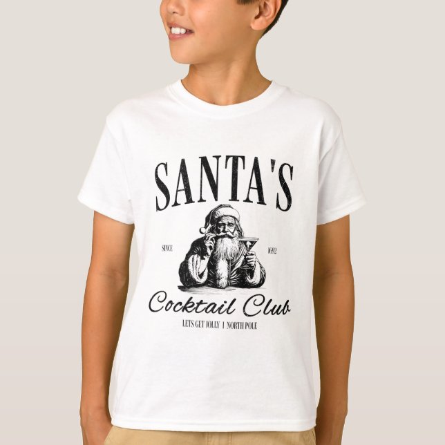 Camiseta Santa Tail Club Christmas Espresso Martini Dirty M (Frente)