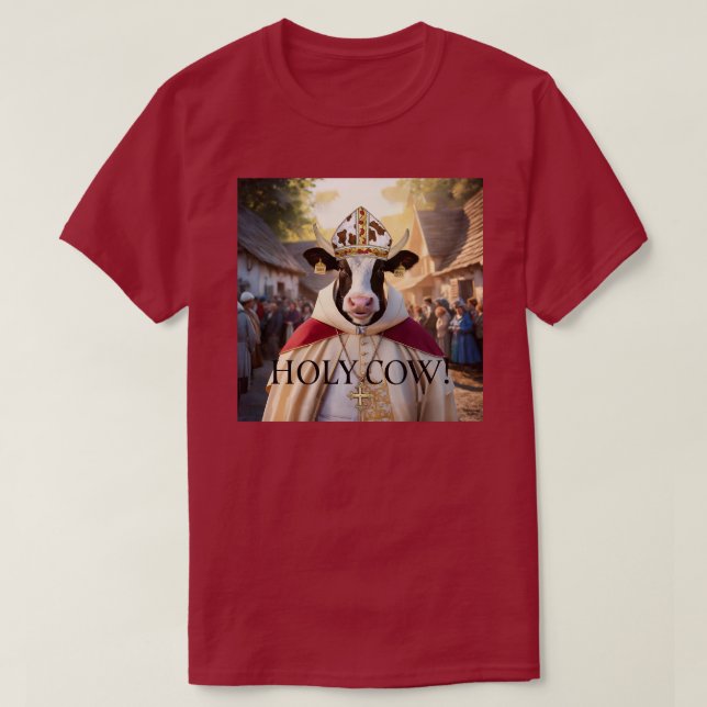 Camiseta Santa vaca (Frente do Design)