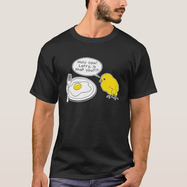 Camiseta Santa Vaca Larry É A Sua Piada Pai (Frente)