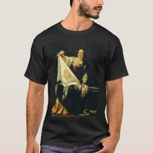 Camiseta Santa Verônica Arte O Milagre do Santo Rosto