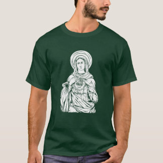 Camiseta Santa virgem maria cristã mãe de Jesus Cristo