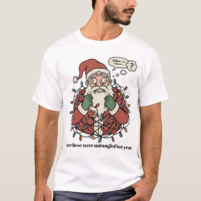 Camiseta Santa vs. The Lights – Holiday Breakdown Tee (Frente)