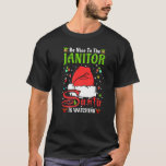 Camiseta Santa Xmas Pajamas Be Nice To The Janitor Christma<br><div class="desc">Santa Xmas Pajamas Be Nice To The Janitor Christmas Premium.</div>