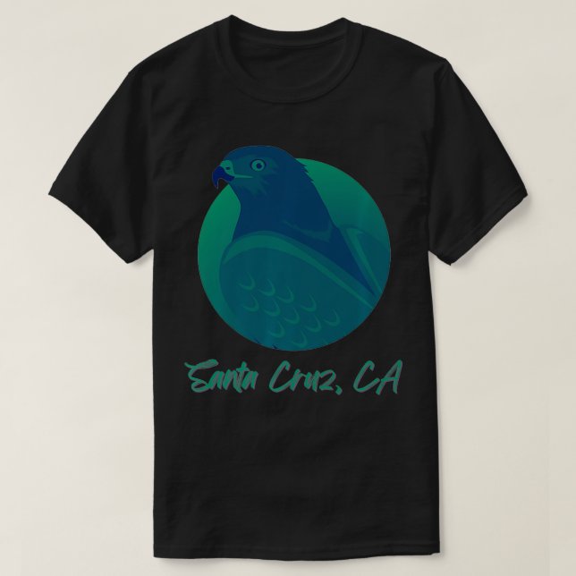 Camiseta SantaCruz CA Osprey Sea Green Raptor Ocean Bird au (Frente do Design)
