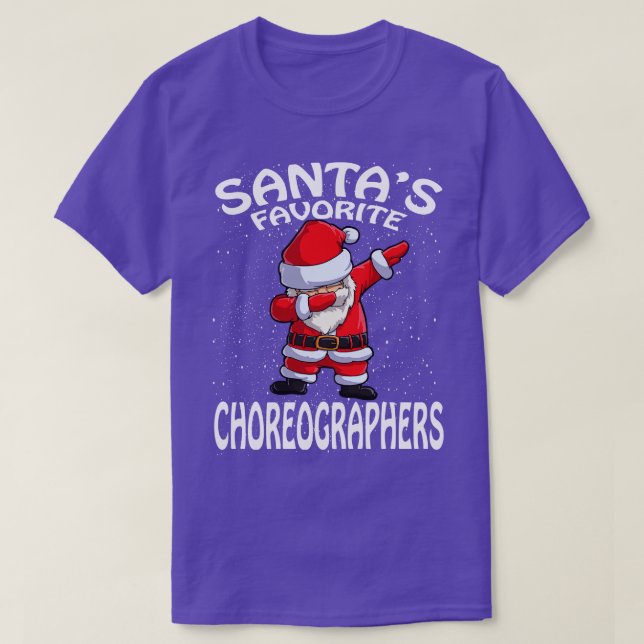 Camiseta Santas Coreógrafos Favoritos Natal (Frente do Design)