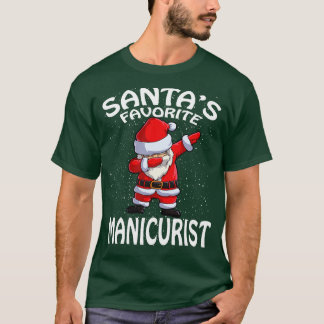Camiseta Santas favorita Manicurist Natal