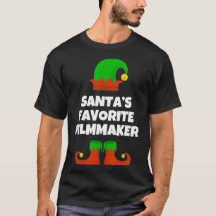 Camiseta Santas Favoritas Cineasta Engraçado Presente de Na