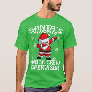 Camiseta Santas Favoritas da Tripulação Anode Natal