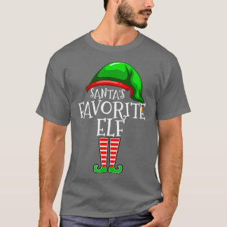Camiseta Santas Favoritas Elf Group Matching Family Christm