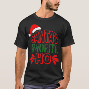 Camiseta Santas Favoritas Ho Christmas Santas Favoritas Ho1