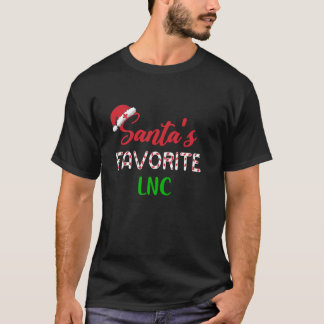 Camiseta Santas Favoritas LNC Funny Chritmas